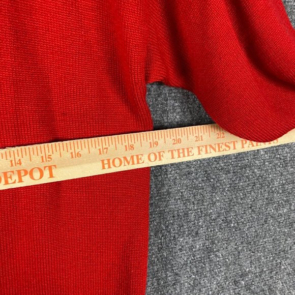 Adele Joyce Cardigan Women's Small Acrylic Wool Blend Adults Red S - Picture 4 of 8